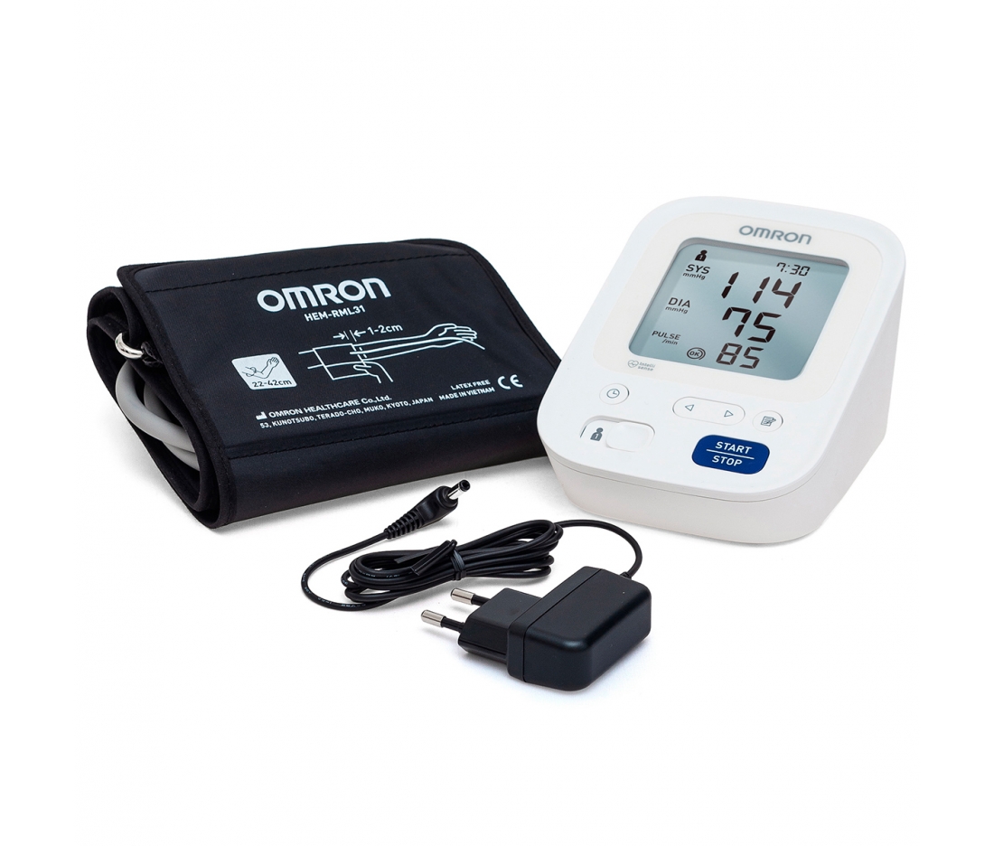 Автоматический тонометр c адаптером Omron M3 (HEM-7154-E)