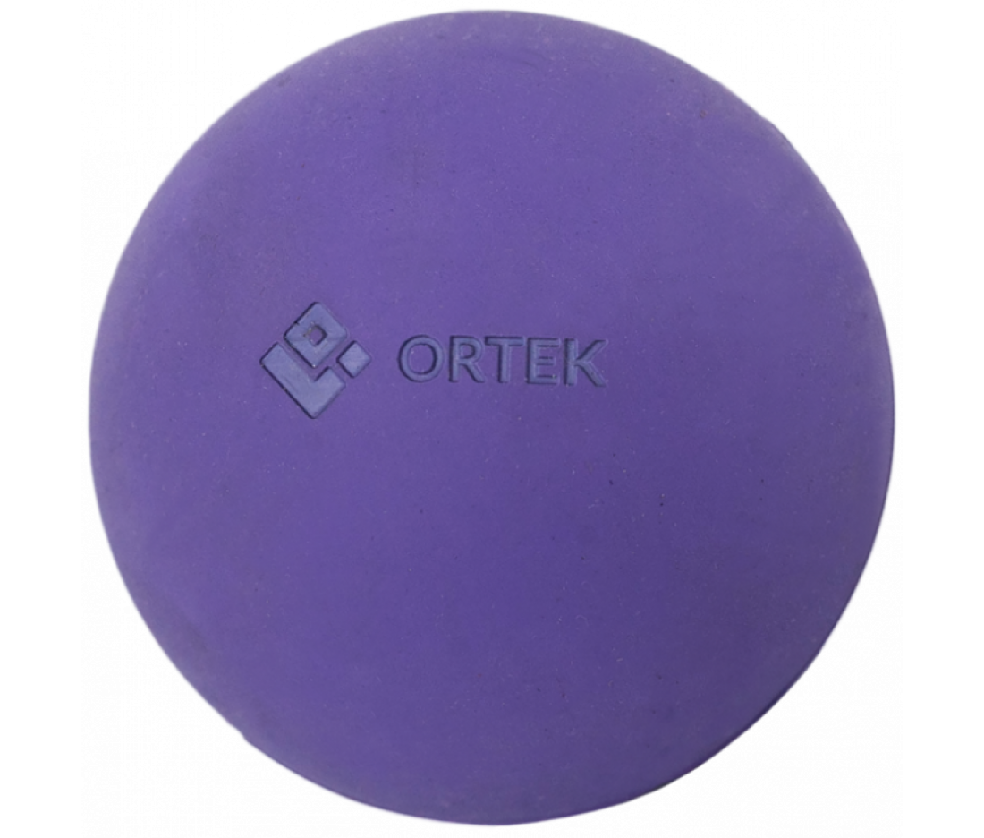 Массажный мяч для МФР, тяжелый фасциальный мяч для фитнеса и йоги (6 см) Ortek 11133