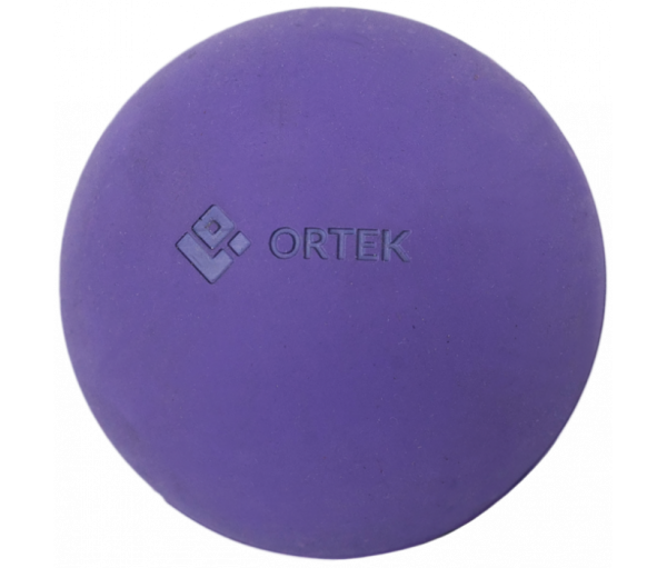 Массажный мяч для МФР, тяжелый фасциальный мяч для фитнеса и йоги (6 см) Ortek 11133