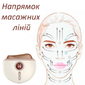 Мікрострумовий масажер для обличчя гуаша (Ліфтинг та зняття набряків) 10704 Beauty Gadgets