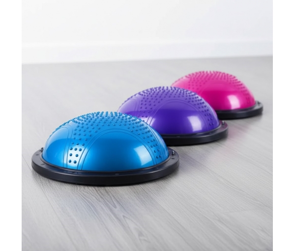 Балансировочная полусфера для фитнеса и гимнастики надувная с насосом (59 см) BOSU 10508 Ortek Балансировочная полусфера для фитнеса и гимнастики надувная с насосом (59 см) BOSU 10508 Ortek