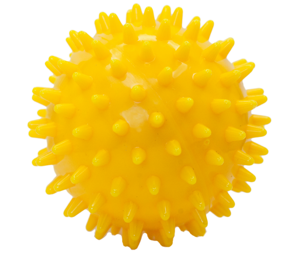 Мяч массажный с шипами твердый (диаметр 7 см) 10008 Ortek 