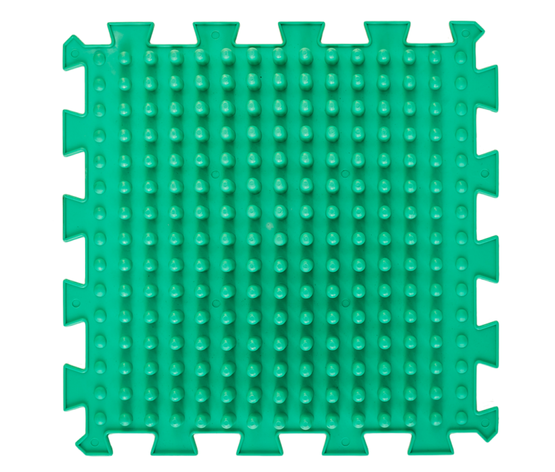 Коврик массажный "Пазлы Микс" Шипы (1 элемент) 07787 Ortek