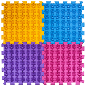 Акупунктурный массажный коврик Лотос (4 элемента) 09532 Ortek Акупунктурный массажный коврик Лотос (4 элемента) 09532 Ortek