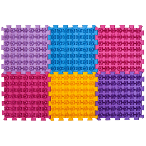 Акупунктурный массажный коврик Лотос (6 элементов) 09533 Ortek