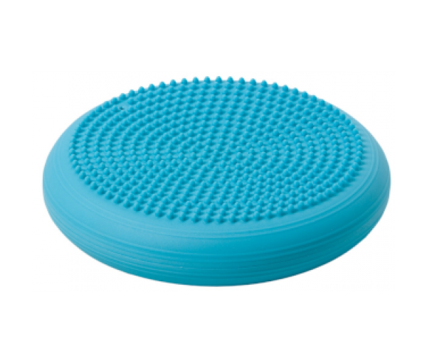 Надувная балансировочная подушка массажная (D 34 см) с насосом, 11058 Ortek