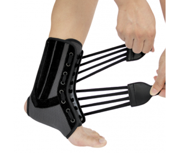 Бандаж на голеностопный сустав со спиральными ребрами жесткости WH-917 Ortop 