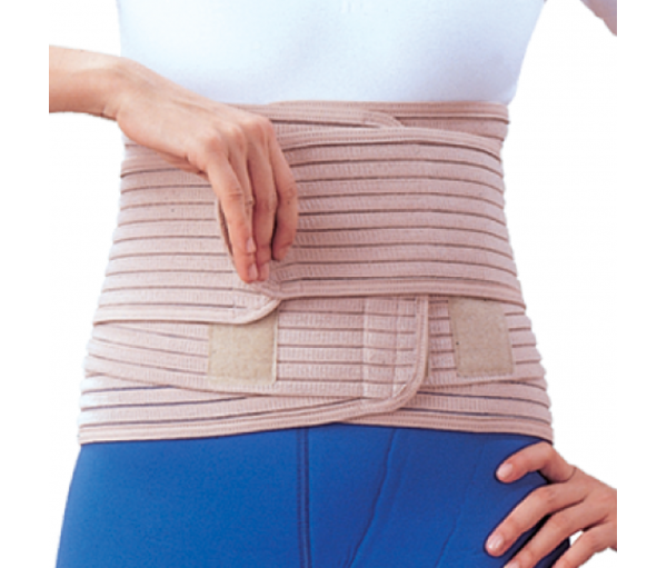 Бандаж для спины согревающий с 6-ю ребрами жесткости EB-537 Ortop