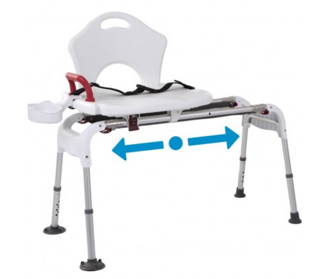 Стул для ванной и душа с передвижным сиденьем OSD-4200 Стул для ванной и душа с передвижным сиденьем OSD-4200