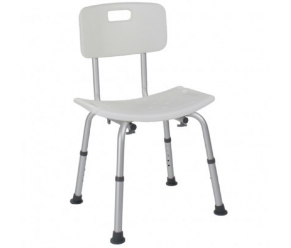 Cтул для ванной и душа разборной, регулируемый по высоте, со спинкой ACSS00 OSD
