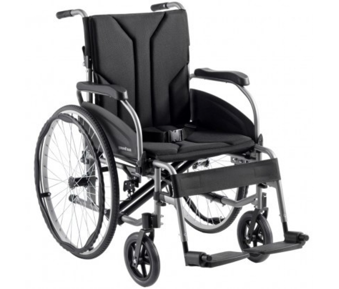 Легкая алюминиевая коляска со складной спинкой OSD-EL-BK-**