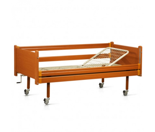 Кровать медицинская деревянная функциональная двухсекционная OSD-93