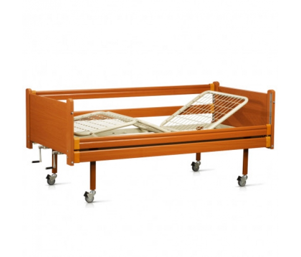 Кровать медицинская деревянная функциональная четырехсекционная OSD-94