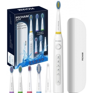 Звукова електрична зубна щітка Pecham Black/White Travel PC-080/PC-081 Звукова електрична зубна щітка Pecham Black/White Travel PC-080/PC-081