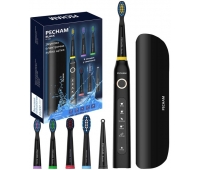 Звуковая электрическая зубная щетка Pecham Black/White Travel PC-080/PC-081