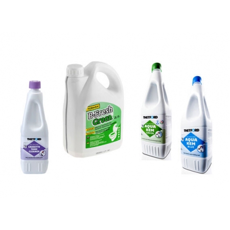 Жидкости, порошки для биотуалетов