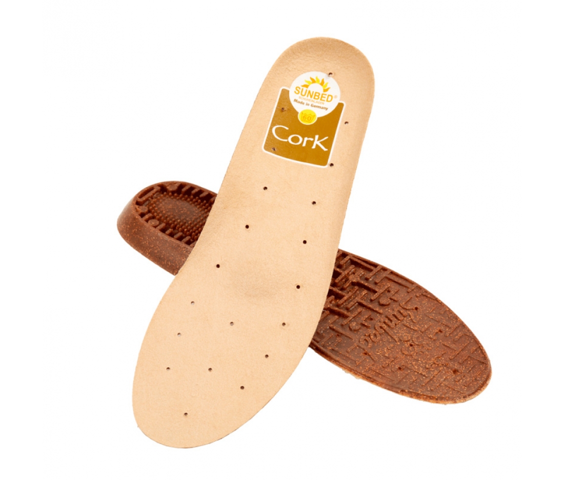 Ортопедические стельки Sunbed Cork Spannrit 