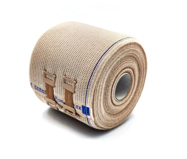 Biflex Бинт градуированный эластичный компрессионный средней растяжимости 16+ тел, размер 10см х 3м