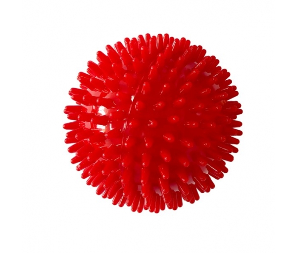 Мяч массажный твердый 9 см с шипами Тип 1116/9  Торос-Груп (красный)