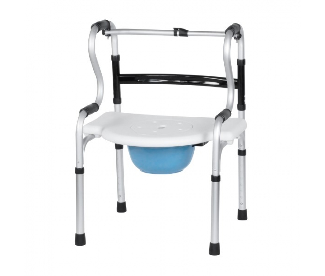 Ходунки регулируемые стационарные складные 803С с санитарным оснащением Toros-Group, Тип 1069 Ходунки регулируемые стационарные складные 803С с санитарным оснащением Toros-Group, Тип 1069