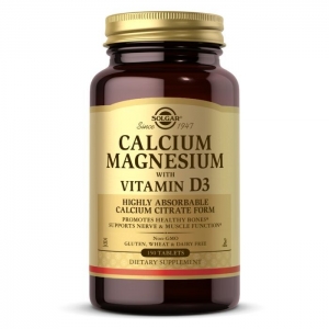 Кальцій та магній з вітаміном D3, Solgar Calcium Magnesium D3 (150 таблеток) Кальцій та магній з вітаміном D3, Solgar Calcium Magnesium D3 (150 таблеток)