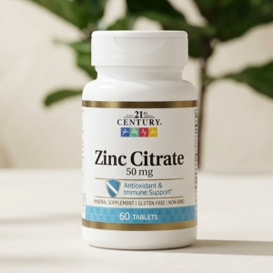 Цинк цитрат 21st Century Zinc Citrate 50 mg 60 таблеток