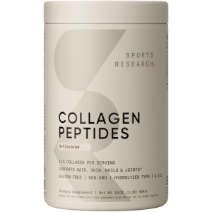 Колагенові пептиди Sports Research Collagen Peptides, без ароматизаторів, 454 г