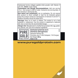 Колаген з вітаміном С та цинком Pure Gold Collagen Green apple (порошок, 300 г) Колаген з вітаміном С та цинком Pure Gold Collagen Green apple (порошок, 300 г)