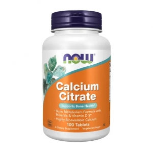 Кальцій цитрат для здоров'я кісток, Now Foods Calcium Citrate (100 таблеток) Кальцій цитрат для здоров'я кісток, Now Foods Calcium Citrate (100 таблеток)