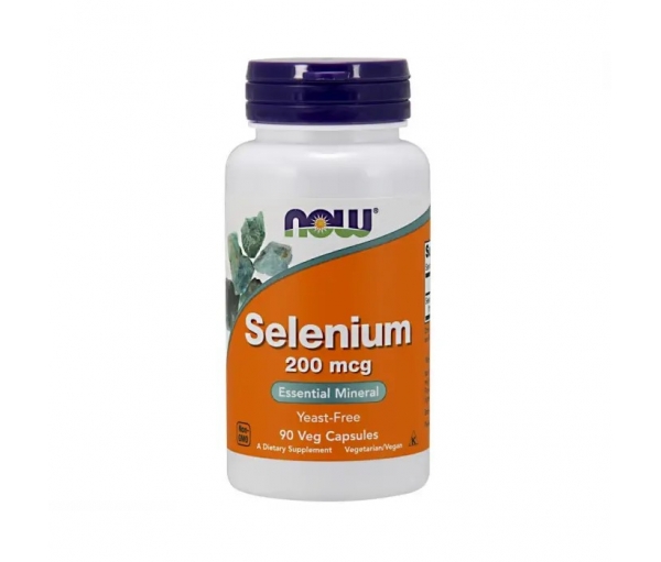 Селен, дієтична добавка, Now Foods Selenium 200 mcg (90 капсул)