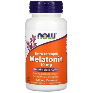 Мелатонін для здорового сну, Now Foods Melatonin 10 mg (100 капсул) Мелатонін для здорового сну, Now Foods Melatonin 10 mg (100 капсул)