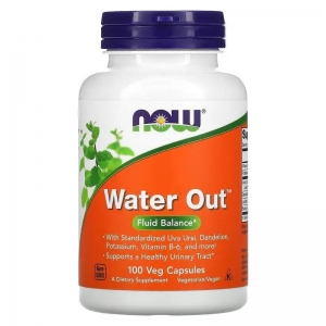Водний баланс, для здоров'я сечовивідних шляхів Now Foods Water Out (100 капсул)