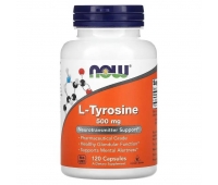 L-тирозин для здоровья эндокринной системы Now Foods L-Tyrosine 500 mg (120 капсул)