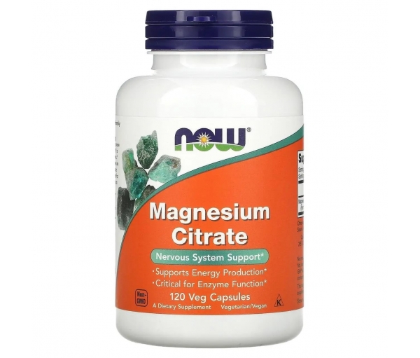 Магній Цитрат Now Foods Magnesium Citrate (120 капсул) Магній Цитрат Now Foods Magnesium Citrate (120 капсул)
