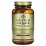 Цитрат кальцію з вітаміном D3, Solgar Calcium Citrate (120 таблеток)
