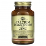 Комплекс кальцію та магнію з цинком, Solgar Calcium Magnesium + zinc (100 таблеток)