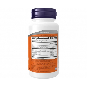 Дієтична добавка 5-HTP (5-гідрокситриптофан), 200 mg NOW Foods  (60 капсул)