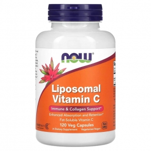 Вітамін С ліпосомальний Liposomal Vitamin C Now Foods (120 капсул) Вітамін С ліпосомальний Liposomal Vitamin C Now Foods (120 капсул)
