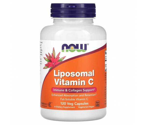 Вітамін С ліпосомальний Liposomal Vitamin C Now Foods (120 капсул) Вітамін С ліпосомальний Liposomal Vitamin C Now Foods (120 капсул)