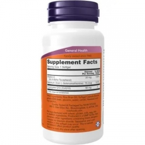 Коензим (вироблення клітинної енергії) Now Foods CoQ10 50 mg (50 капсул) Коензим (вироблення клітинної енергії) Now Foods CoQ10 50 mg (50 капсул)