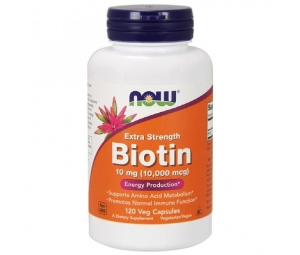 Біотин у капсулах, Now Foods Biotin 10,000 mcg (120 капсул) Біотин у капсулах, Now Foods Biotin 10,000 mcg (120 капсул)