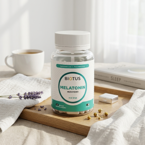Мелатонін для здорового сну Biotus Melatonin 5 mg 60 капсул Мелатонін для здорового сну Biotus Melatonin 5 mg 60 капсул