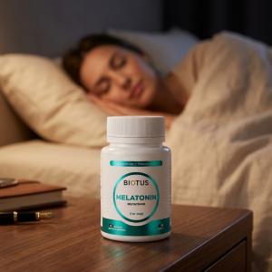 Мелатонін для здорового сну Biotus Melatonin 5 mg 60 капсул Мелатонін для здорового сну Biotus Melatonin 5 mg 60 капсул