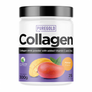 Колаген з вітаміном С та цинком Pure Gold Collagen Mango (порошок, 300 г)