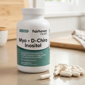 Міо-інозитол для репродуктивного здоров'я Fairhaven Health Myo+D-Chiro Inositol (120 капсул)