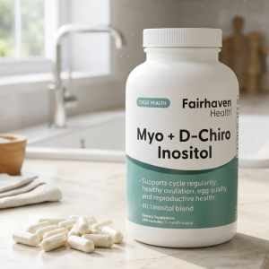 Міо-інозитол для репродуктивного здоров'я Fairhaven Health Myo+D-Chiro Inositol (240 капсул) Міо-інозитол для репродуктивного здоров'я Fairhaven Health Myo+D-Chiro Inositol (240 капсул)