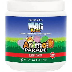 Магній для дітей Natures Plus Animal Parade Mag Kidz, зі смаком вишні (порошок 171 г)