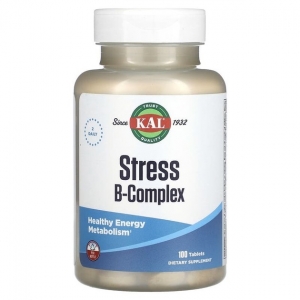 Комплекс вітамінів групи B проти стресу KAL Stress B-Complex (100 таблеток)