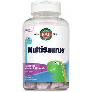 Мультивітаміни для дітей зі смаком ягід KAL MultiSaurus 60 жувальних таблеток
