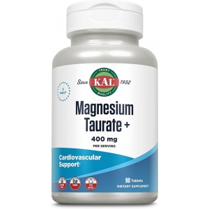 Таурат магнію KAL Magnesium Taurate 400 mg (90 таблеток) Таурат магнію KAL Magnesium Taurate 400 mg (90 таблеток)